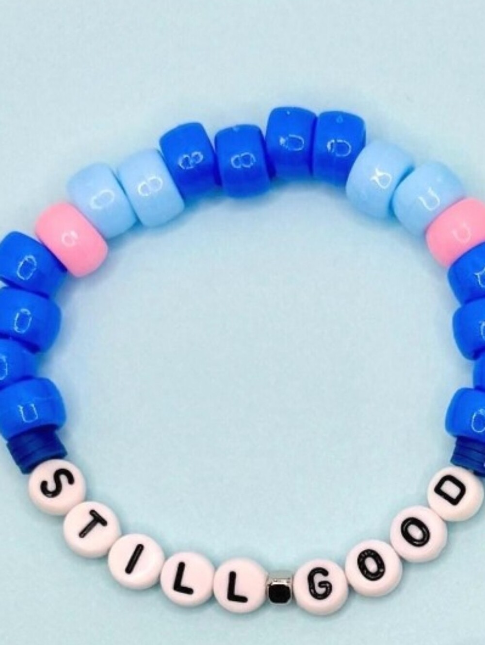 Disney Lilo And Stitch Inspired 'Still Good' Beaded Handmade Kandi Clay Bracelet